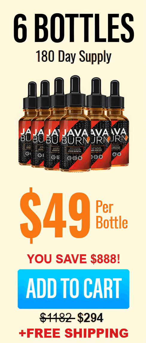Order Java Burn 6 Bottle Supply - Best Value Weight Loss Package